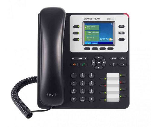 GXP2130 , Grandstream Networks GXP2130 v2 IP phone Black, Gray 3 lines TFT