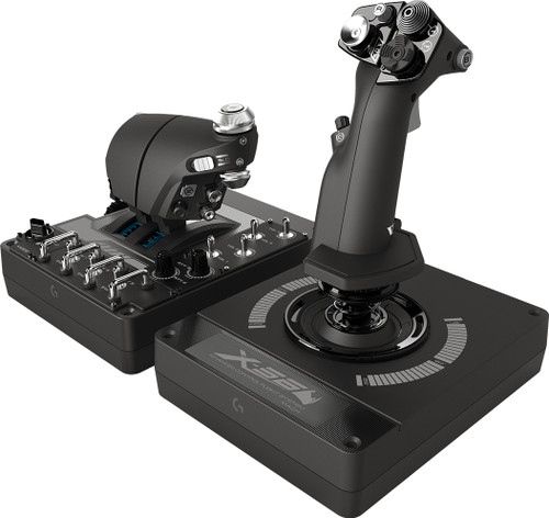 945-000058 , Logitech G 945-000058 Gaming Controller Black USB Flight Sim Analogue PC