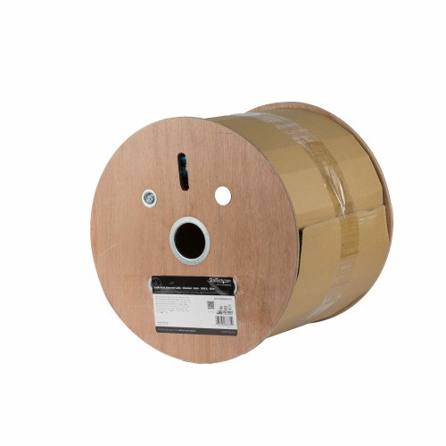 WIRC6ASPATBL , StarTech.com WIRC6ASPATBL networking cable Black 12003.9" (304.9 m) Cat6a S/FTP (S-STP)