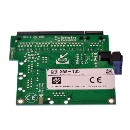 SW-105 , Brainboxes SW-105 network switch Fast Ethernet (10/100) Green