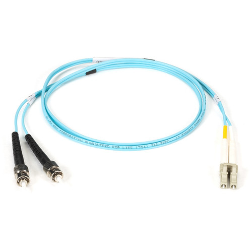 EFNT010-002M-STLC , Black Box EFNT010-002M-STLC InfiniBand/fibre optic cable 78.7" (2 m) ST LC OFNR Aqua color