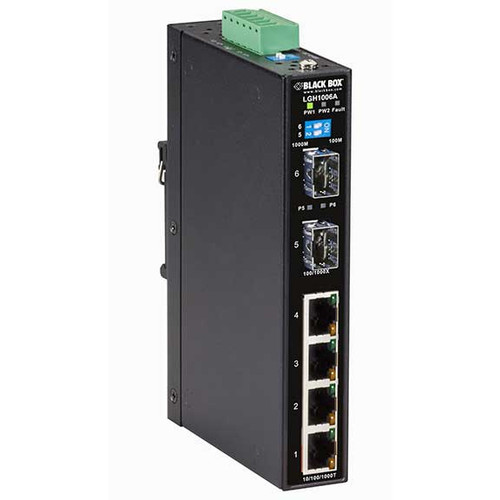 LGH1006A , Black Box LGH1006A network switch Gigabit Ethernet (10/100/1000)