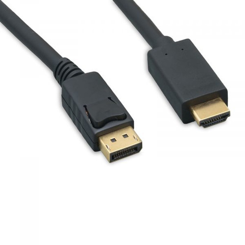 DPM-HDMIM-10F , eNet Components DPM-HDMIM-10F video cable adapter 119.7" (3.04 m) DisplayPort HDMI Black