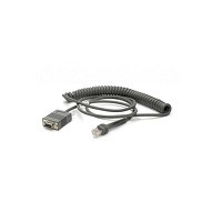 CBA-R71-C09ZAR , Zebra CBA-R71-C09ZAR serial cable Black 110.2" (2.8 m) RS232 DB9
