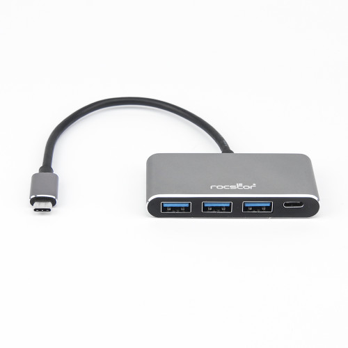 Y10A200-A1 , Rocstor Y10A200-A1 interface hub USB 3.2 Gen 1 (3.1 Gen 1) Type-C Black