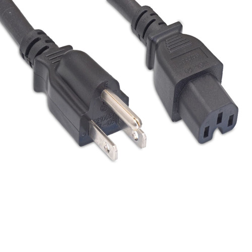 N515-C15-6F-ENC , eNet Components N515-C15-6F-ENC power cable Black 82.7" (2.1 m) NEMA 5-15P IEC 320