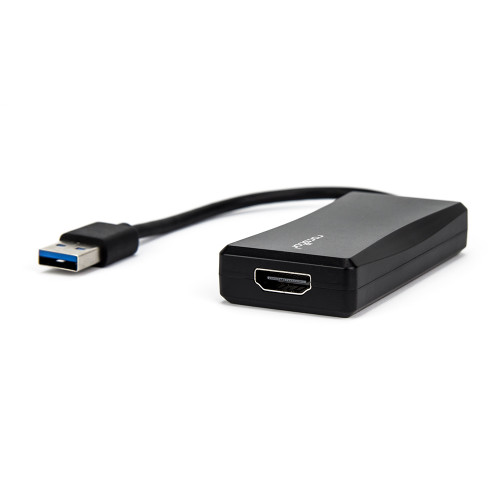 Y10A177-B1 , Rocstor Y10A177-B1 video cable adapter HDMI Type A (Standard) USB Type-A Black