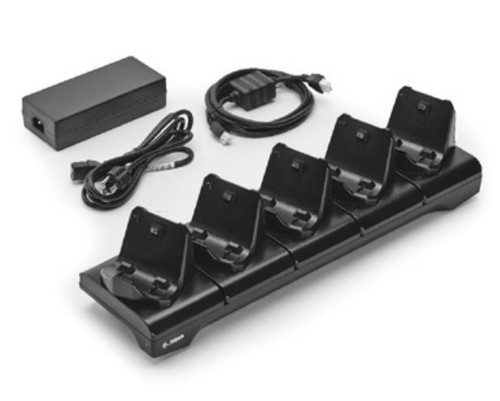 CRD-MPM-5SCHGUS1-01 , Zebra CRD-MPM-5SCHGUS1-01 mobile device charger Portable printer Black AC Indoor