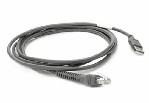 CBA-U21-S07ZBR , Zebra CBA-U21-S07ZBR serial cable Black 82.7" (2.1 m) USB EAS