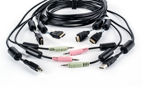 CBL0128 , Vertiv Avocent CBL0128 KVM cable Black 70.9" (1.8 m)