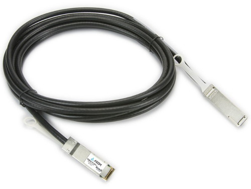 QFX-QSFP-DAC-1M-AX , Axiom QFX-QSFP-DAC-1M-AX InfiniBand/fibre optic cable 39.4" (1 m) QSFP+ Black