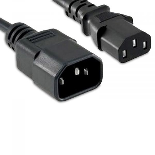 C13C14-25F-ENC , eNet Components C13C14-25F-ENC power cable Black 300" (7.62 m) C14 coupler C13 coupler