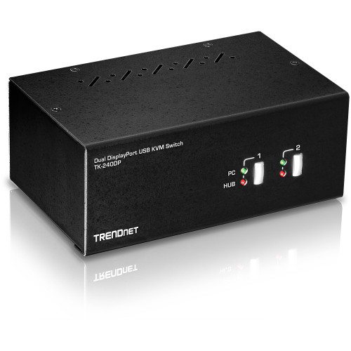 TK-240DP , Trendnet TK-240DP KVM switch Black