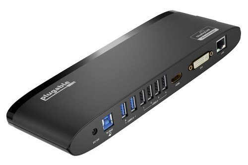 UD-3900H , Plugable Technologies UD-3900H laptop dock/port replicator Docking USB 3.2 Gen 1 (3.1 Gen 1) Type-A Black
