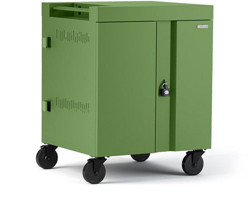 TVC36USBC-GRA , Bretford Cube Portable device management cart Green