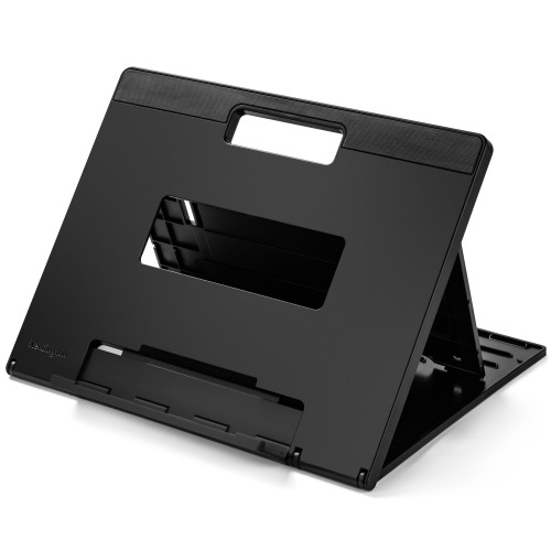 K50422WW , Kensington SmartFit® Easy Riser™ Go Adjustable Ergonomic Riser for up to 17” Laptops – Black