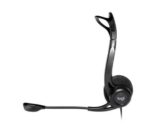 981-000836 , Logitech 981-000836 headphones/headset Wired Head-band Calls/Music USB Type-A Black