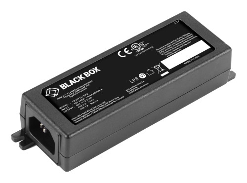 LPJ001A-T-R2 , Black Box LPJ001A-T-R2 PoE adapter Gigabit Ethernet