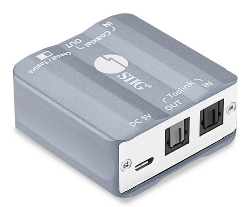 CE-AU0311-S1 , Siig CE-AU0311-S1 audio converter Black