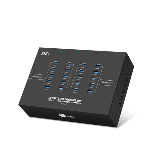 ID-US0611-S1 , Siig ID-US0611-S1 interface hub USB 3.2 Gen 1 (3.1 Gen 1) Type-B 5000 Mbit/s Black