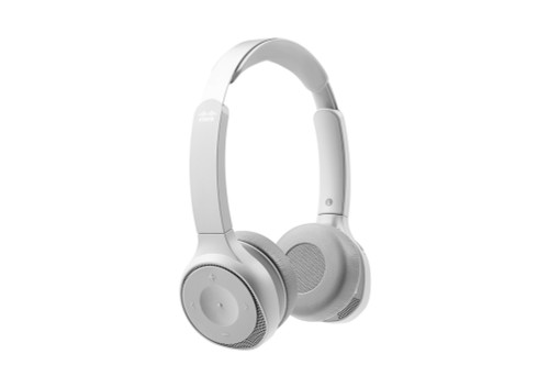 HS-WL-730-BUNA-P , Cisco 730 Headset Wired & Wireless Head-band Calls/Music Bluetooth Platinum