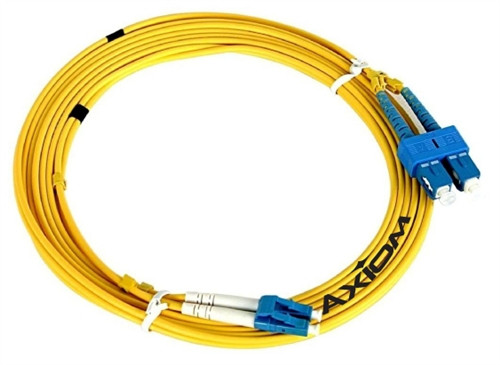LCSTSD9Y-35M-AX , Axiom 35m LC-ST InfiniBand/fibre optic cable 1378" (35 m) OFNR Yellow