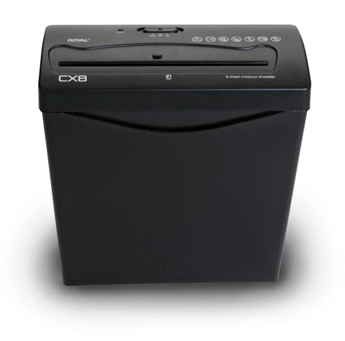 89341P , Royal CX8 paper shredder Cross shredding Black