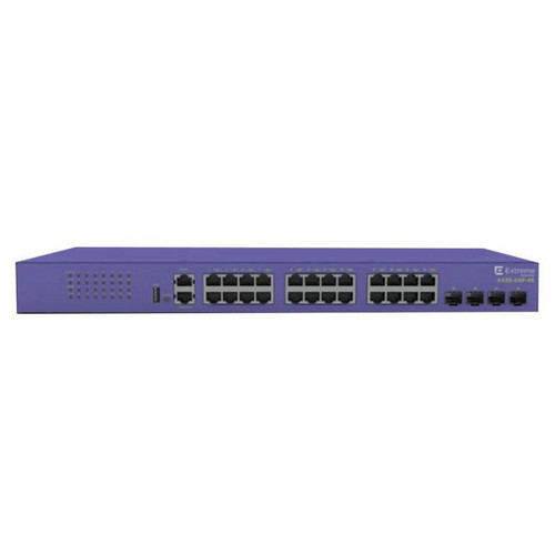 X435-24P-4S , Extreme networks ExtremeSwitching X435 Managed Gigabit Ethernet (10/100/1000) Power over Ethernet (PoE) Violet