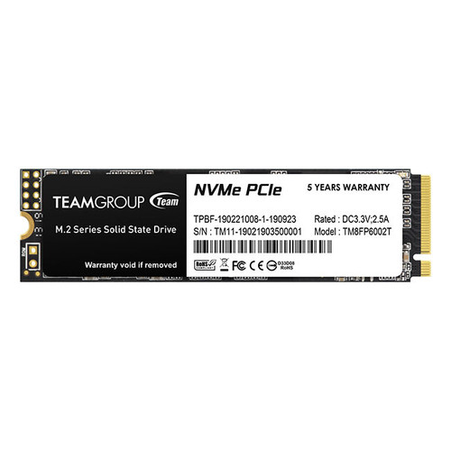 TM8FP6512G0C101 , Team Group MP33 512 GB M.2 PCI Express 3.0 NVMe 3D NAND