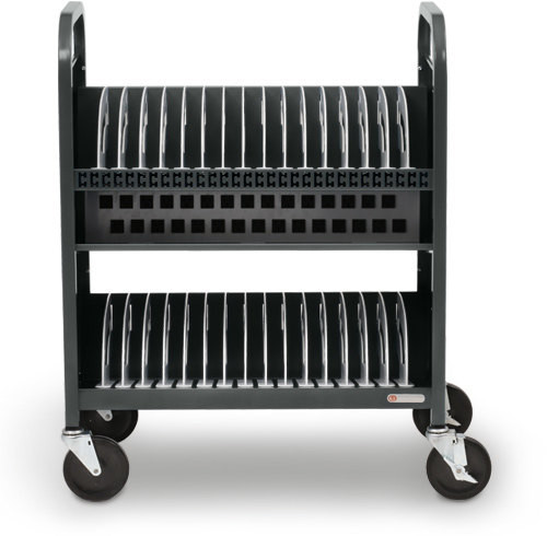 TVCT30AC-CK , Bretford CUBE Transport Cart Portable device management cart Charcoal