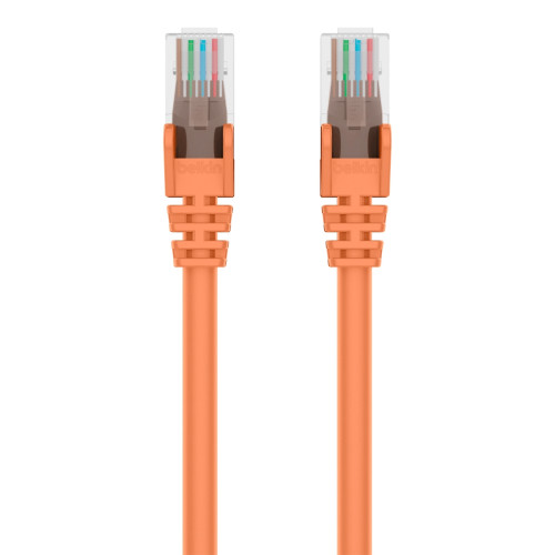 A3L980-30-ORG-S , Belkin A3L980-30-ORG-S networking cable Orange 359.8" (9.14 m) Cat6 U/UTP (UTP)