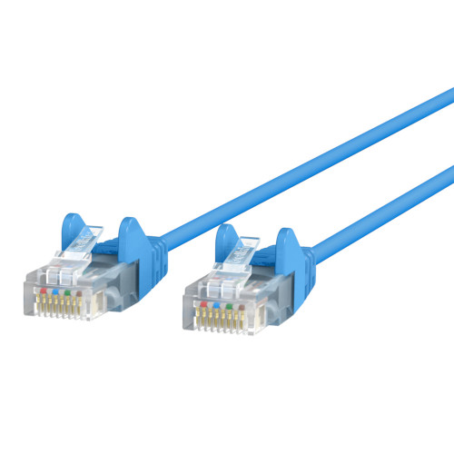 CE001B50-BLU-S , Belkin CE001B50-BLU-S networking cable Blue 600" (15.2 m) Cat6 U/UTP (UTP)
