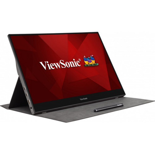 TD1655 , Viewsonic TD1655 computer monitor 15.6" 1920 x 1080 pixels Full HD LED Touchscreen Multi-user Black, Silver