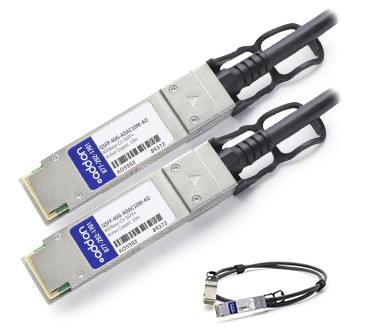 QSFP-40G-ADAC3M-AO , AddOn Networks QSFP-40G-ADAC3M-AO InfiniBand/fibre optic cable 118.1" (3 m) QSFP+ Black