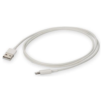 USB2LGTSL1MW , AddOn Networks USB2LGTSL1MW lightning cable 39.4" (1 m) White