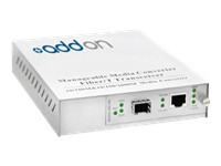ADD-MGMC-SFP , AddOn Networks ADD-MGMC-SFP network media converter 1000 Mbit/s White