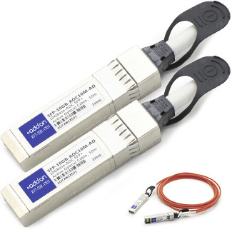 SFP-10GB-AOC10M-AO , AddOn Networks 10m, SFP+ InfiniBand/fibre optic cable 393.7" (10 m) SFP+
