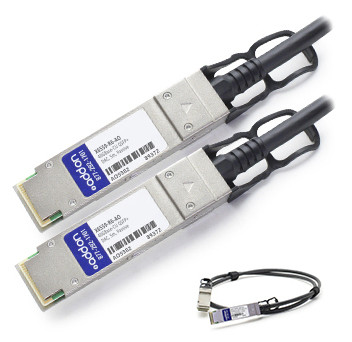 X6558-R6-AO , AddOn Networks 2m QSFP+ - QSFP+ InfiniBand/fibre optic cable 78.7" (2 m) QSFP+ Black