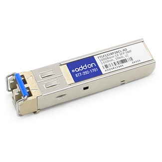 FTLF1318P2BCL-AO , AddOn Networks FTLF1318P2BCL-AO network transceiver module Fiber optic 1000 Mbit/s SFP 1310 nm