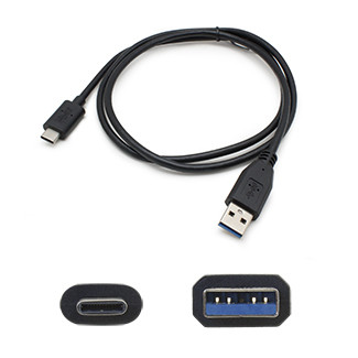 USBC2USB3A1MB-5PK , AddOn Networks USB 3.1 (C) - USB 3.0 (A), 1m USB cable USB 3.2 Gen 1 (3.1 Gen 1) 39.4" (1 m) USB C USB A Black
