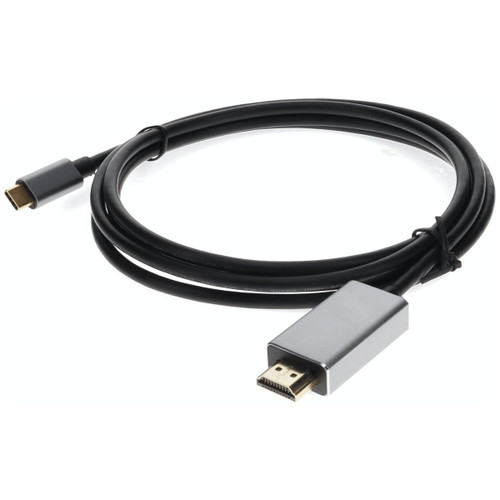 USBC2H4MMAL-AA , AddOn Networks USBC2H4MMAL-AA video cable adapter 72" (1.83 m) USB Type-C HDMI Black