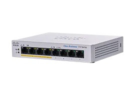 CBS110-8PP-D-NA , Cisco CBS110-8PP-D-NA network switch Unmanaged Gigabit Ethernet (10/100/1000) Gray