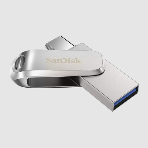 SDDDC4-1T00-A46 , SanDisk Ultra Dual Drive Luxe USB flash drive 1 TB USB Type-A / USB Type-C 3.2 Gen 1 (3.1 Gen 1) Stainless steel