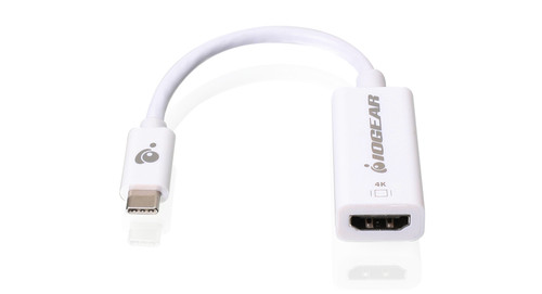 GUC3CHD60 , iogear GUC3CHD60 video cable adapter USB Type-C HDMI Type A (Standard) White