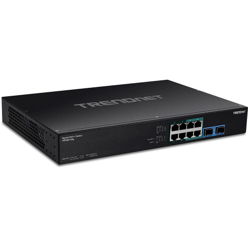 TPE-BG102G , Trendnet TPE-BG102G network switch Unmanaged Gigabit Ethernet (10/100/1000) Power over Ethernet (PoE) 1U Black