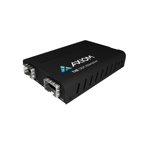 MC12-SFP-AX , Axiom MC12-SFP-AX network media converter 10312.5 Mbit/s 1310 nm Multi-mode, Single-mode Black