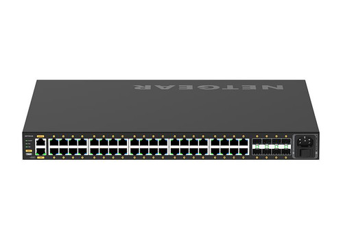 GSM4248PX-100NAS , NETGEAR GSM4248PX Managed L2/L3/L4 Gigabit Ethernet (10/100/1000) Power over Ethernet (PoE) 1U Black