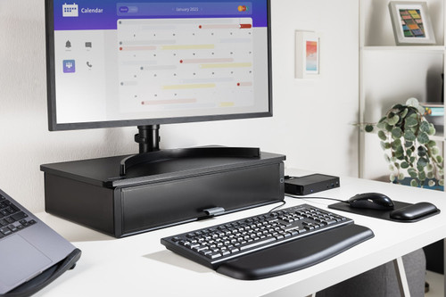 K55100WW , Kensington UVStand™ Monitor Stand with UVC Sanitization Compartment