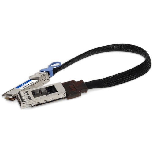 QSFP-100G-EXT36CM-AO , AddOn Networks QSFP-100G-EXT36CM-AO InfiniBand/fibre optic cable 14.2" (0.36 m) QSFP28 Black