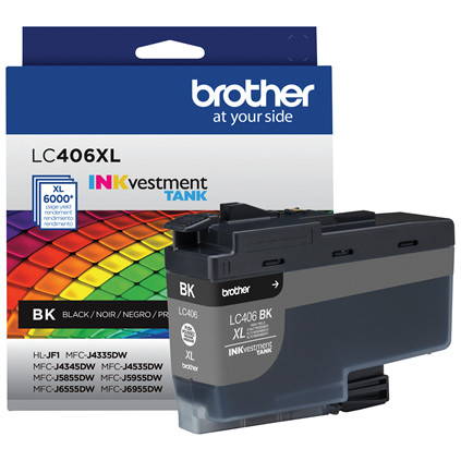 LC406XLBKS , Brother LC406XLBKS ink cartridge 1 pc(s) Original High (XL) Yield Black